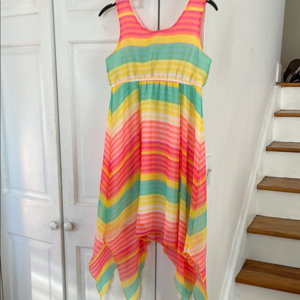 Children's Place size XL (14) Striped Kids Dress